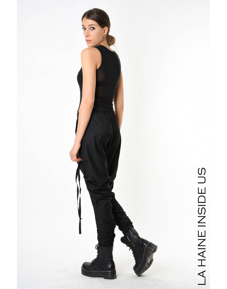 La haine inside us 4B LW836 PANTALONE Nero Soddisfazione Garantita