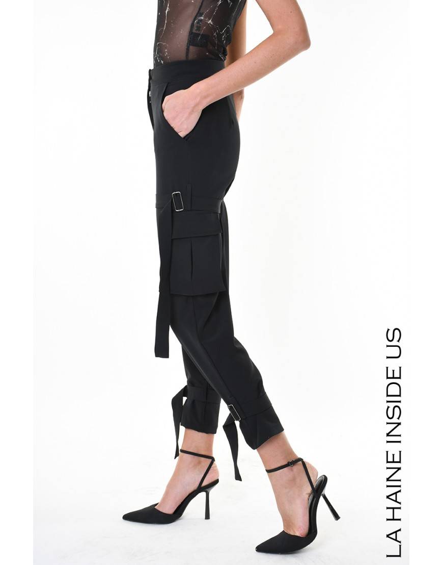 La haine inside us 4R LW929 PANTALONE Nero Shopping Online