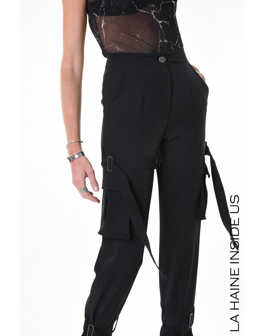 La haine inside us 4R LW929 PANTALONE Nero Shopping Online