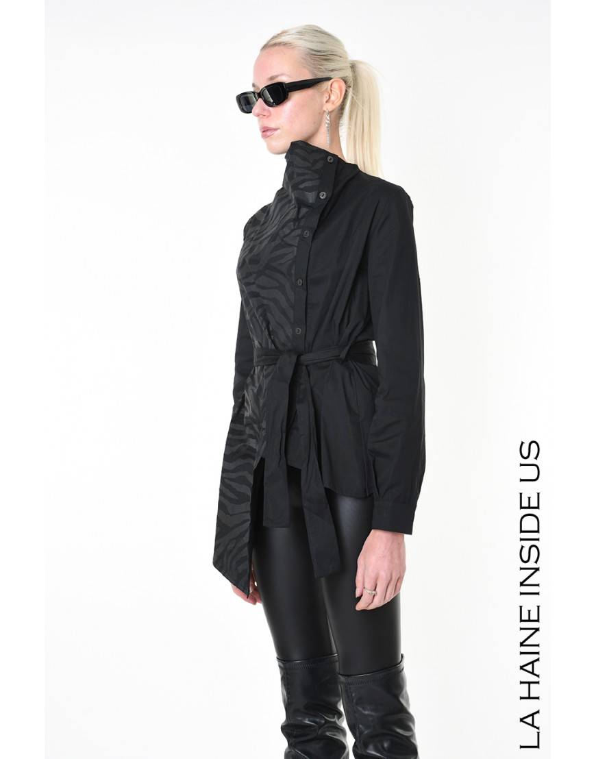 La haine inside us 4V LW910 CAMICIA Nero Novità