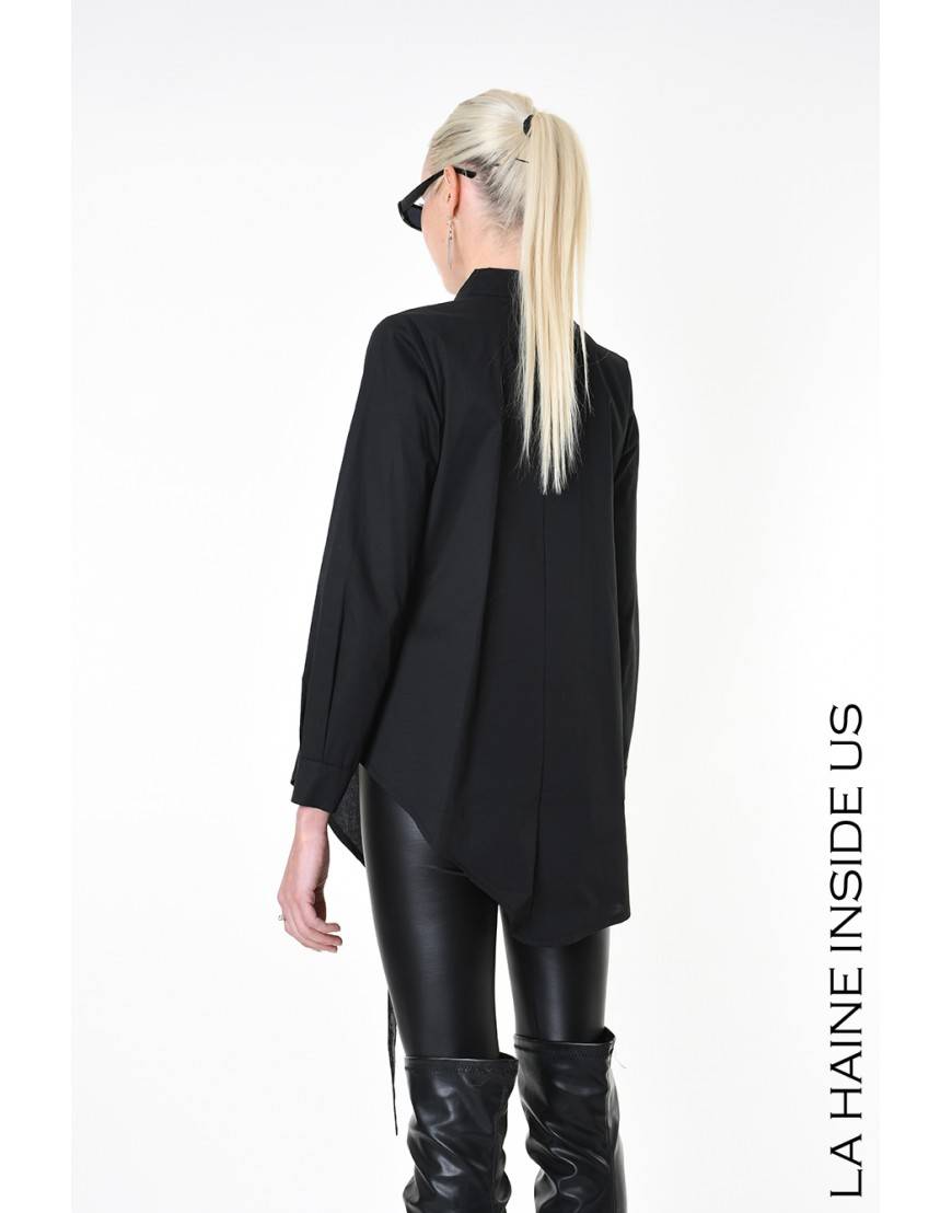 La haine inside us 4V LW912 CAMICIA Nero Offerta