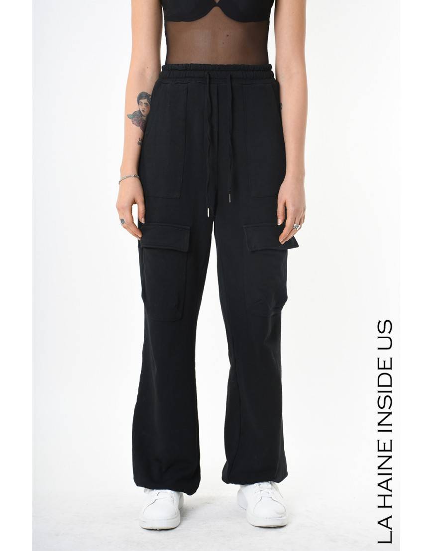 La haine inside us 4V LW914 PANTALONE Nero Outlet