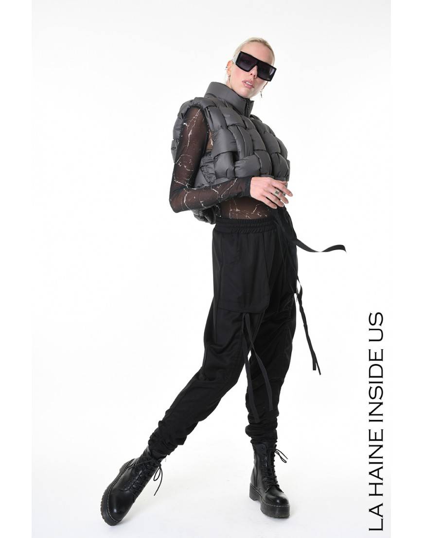 La haine inside us 4P LW941 PETTORINA UNISEX D Fango Saldi Di Fabbrica