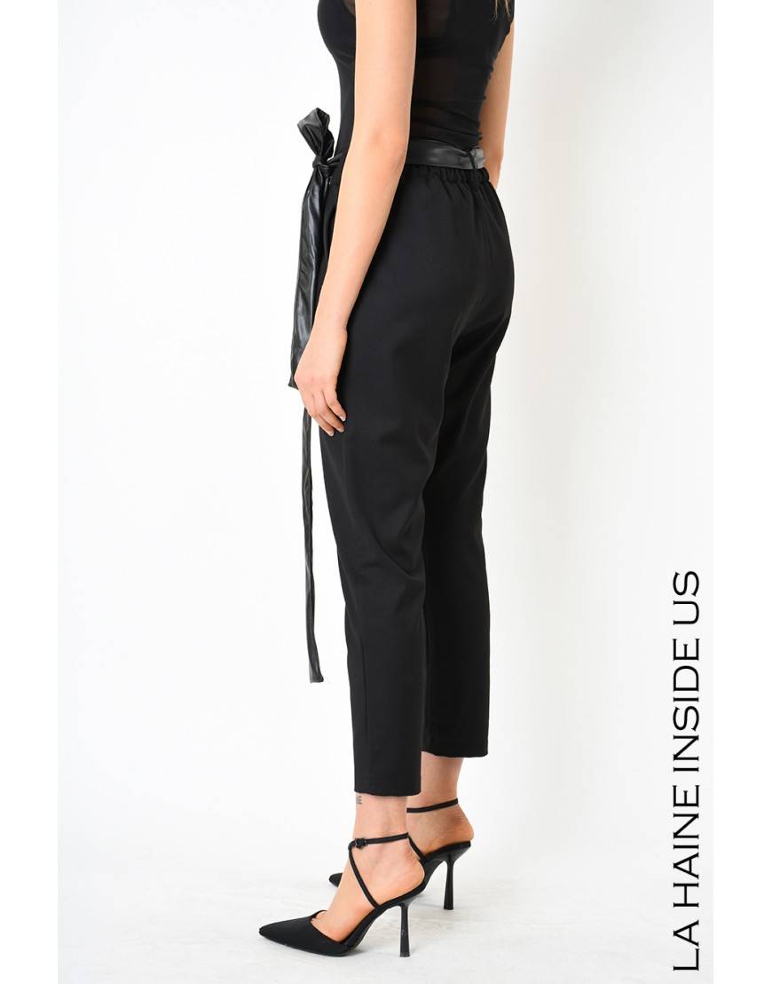 La haine inside us 4R LW512 PANTALONE Nero In Saldo
