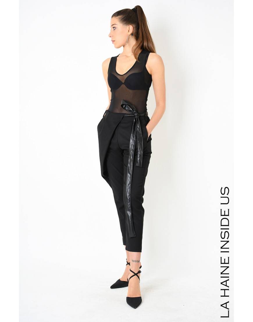 La haine inside us 4R LW512 PANTALONE Nero In Saldo