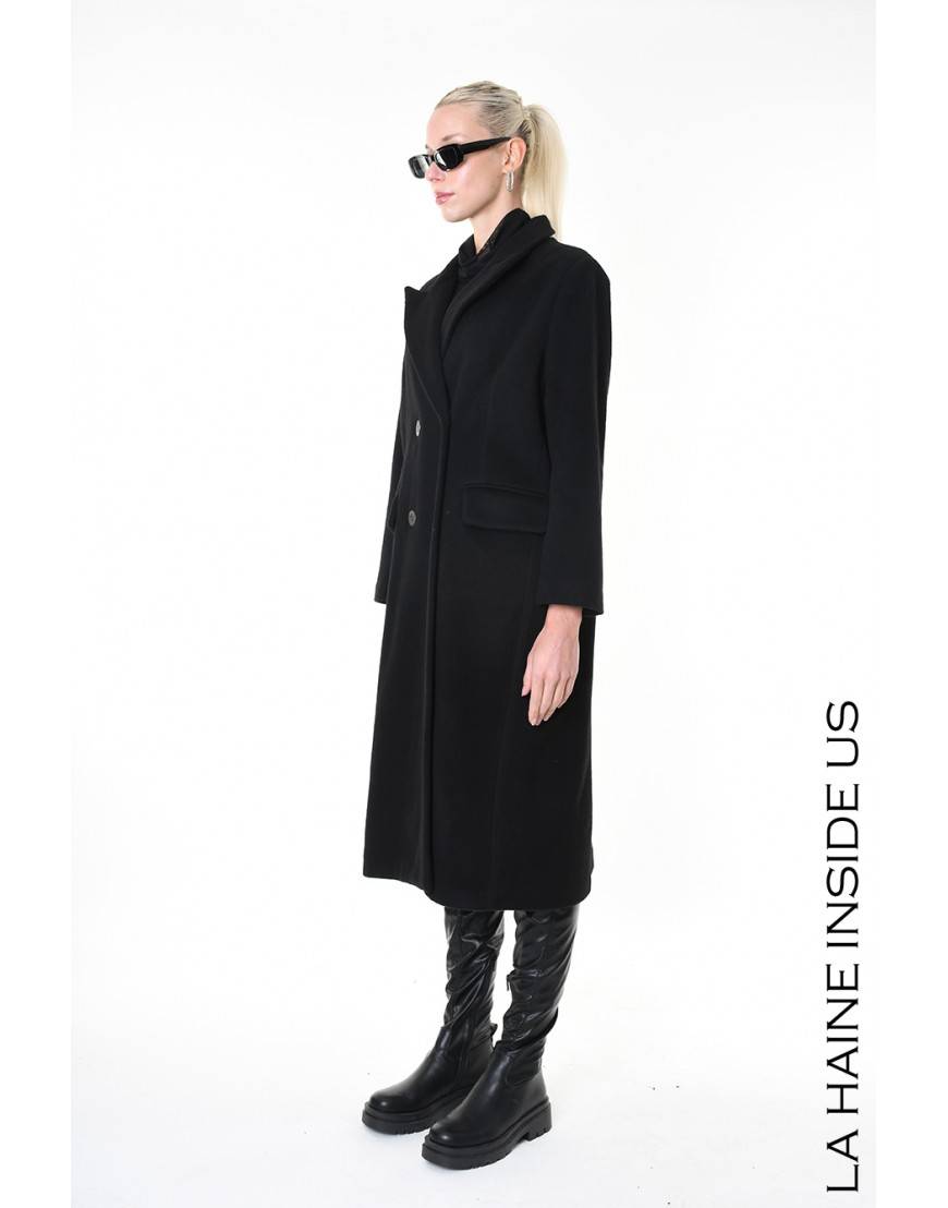 La haine inside us 4R LW810 CAPPOTTO Nero Nuova
