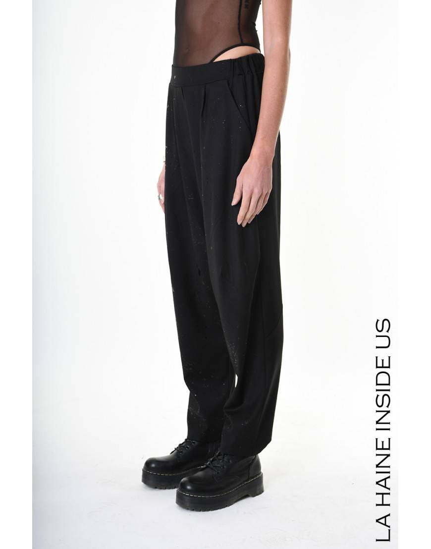 La haine inside us 4R LW817 PANTALONE Nero Negozio online di fabbrica