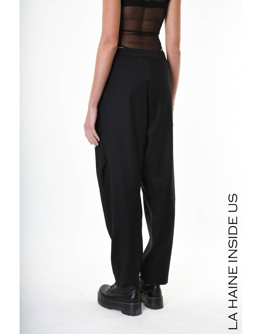 La haine inside us 4R LW817 PANTALONE Nero Negozio online di fabbrica