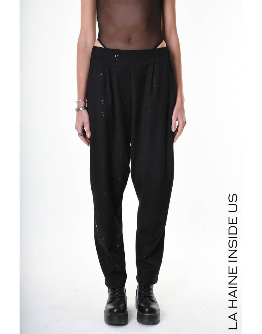 La haine inside us 4R LW817 PANTALONE Nero Negozio online di fabbrica