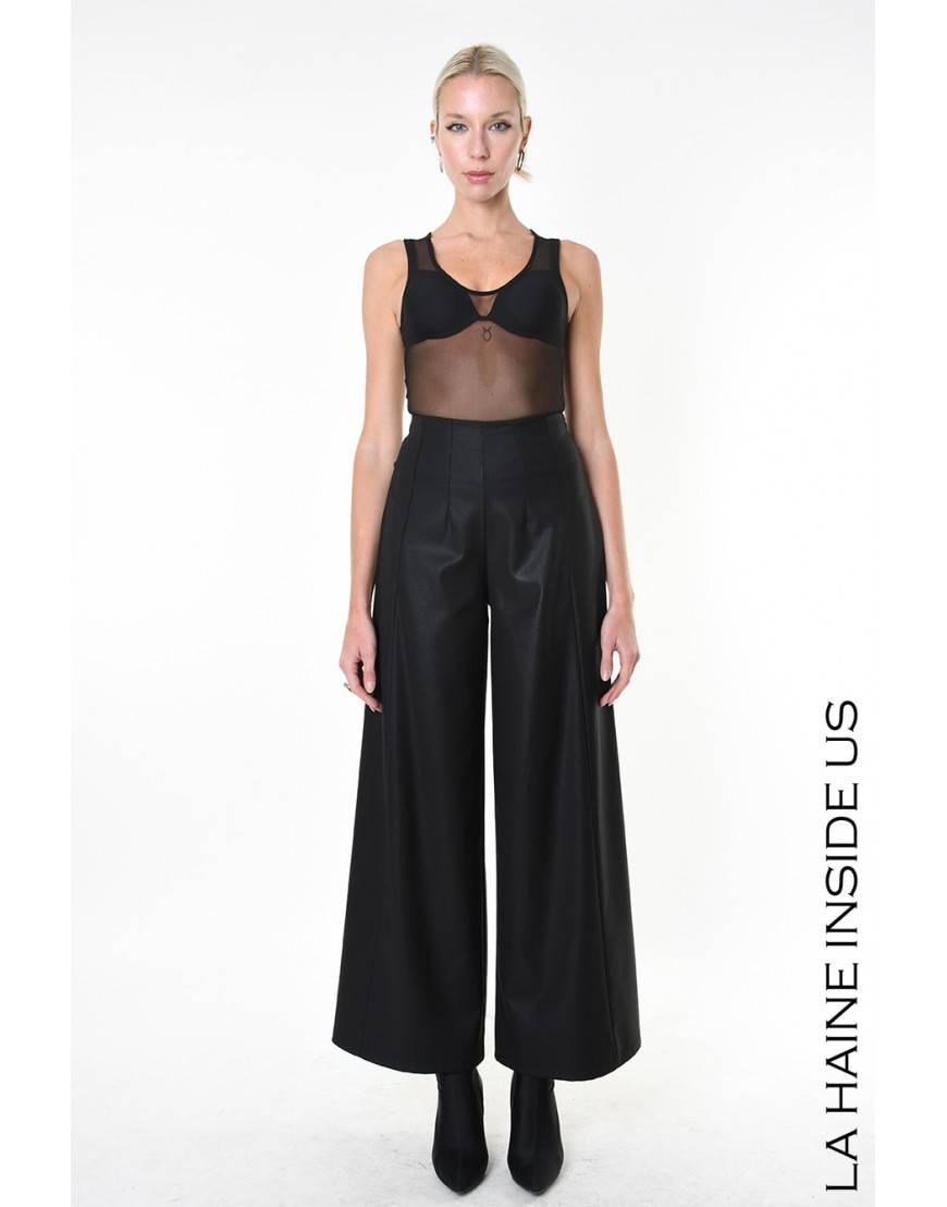 La haine inside us 4R LW818 PANTALONE Nero Prezzo di fabbrica