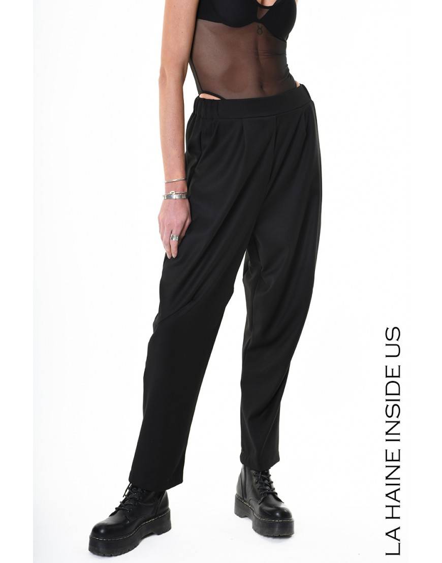 La haine inside us 4R LW856 PANTALONE Nero