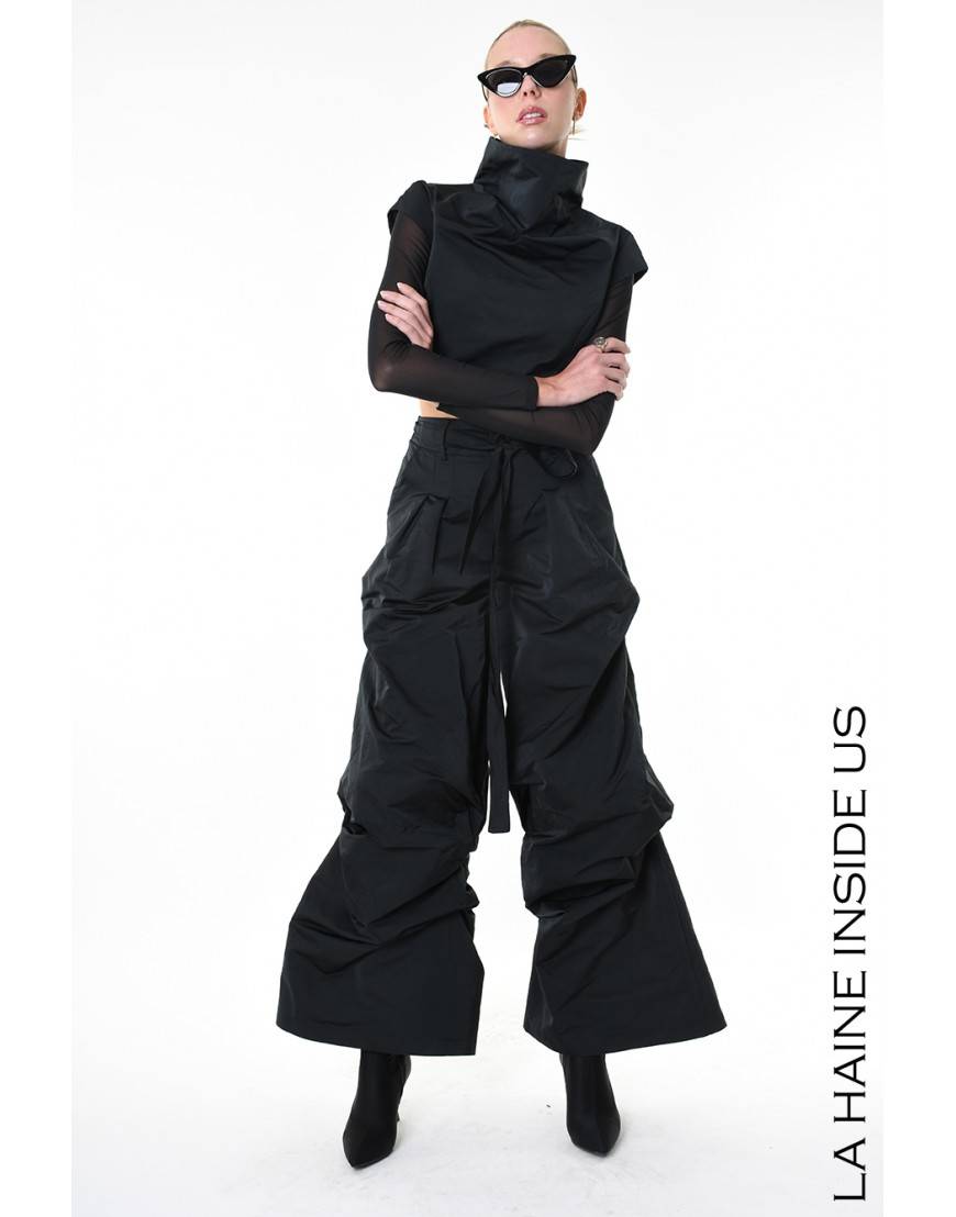La haine inside us 4R LW857 PANTALONE Nero Fornitura limitata