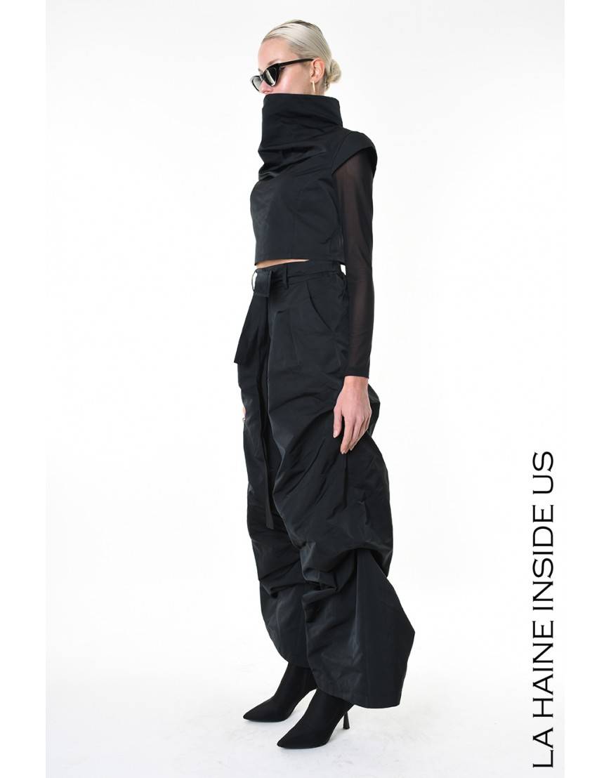 La haine inside us 4R LW857 PANTALONE Nero Fornitura limitata