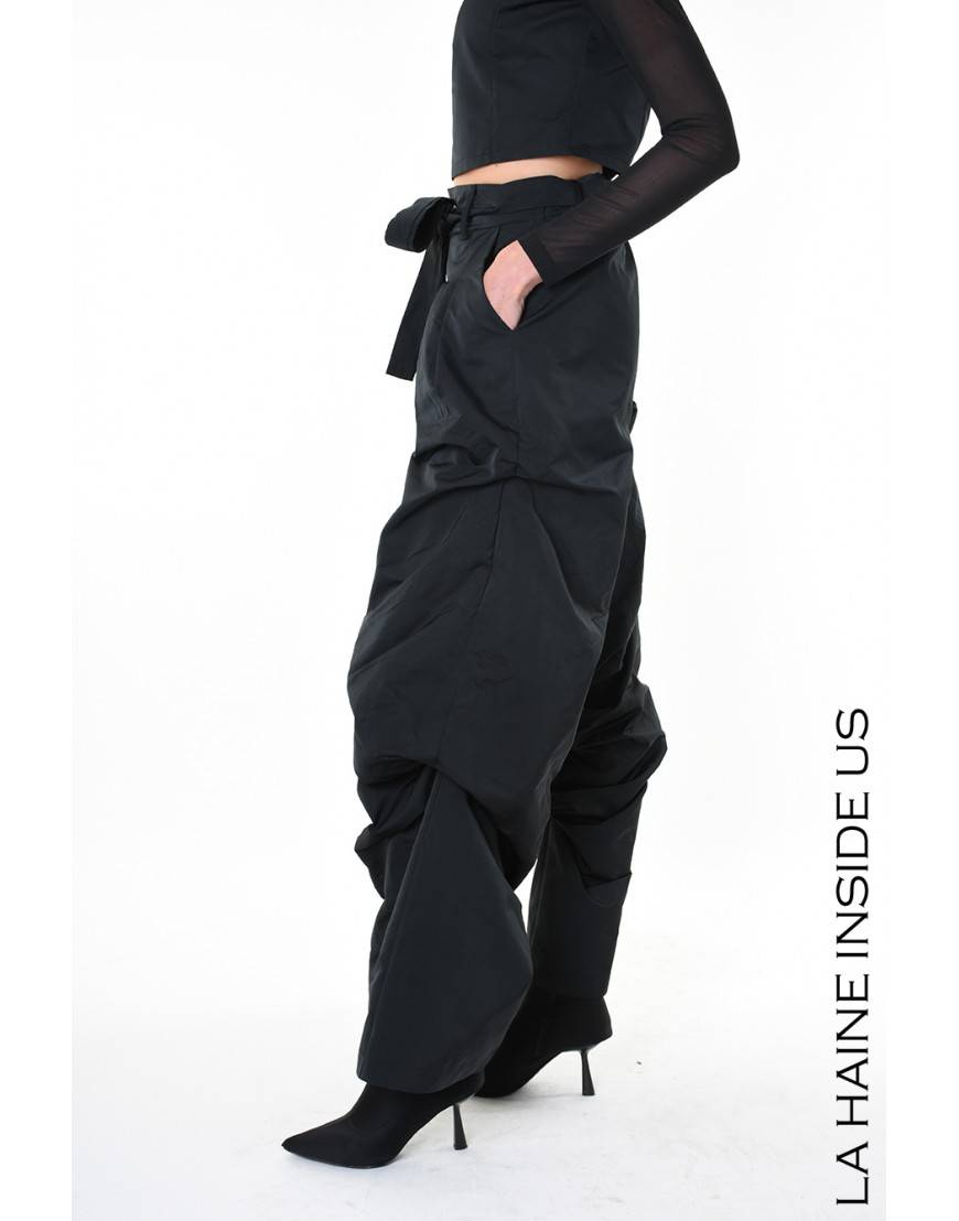 La haine inside us 4R LW857 PANTALONE Nero Fornitura limitata