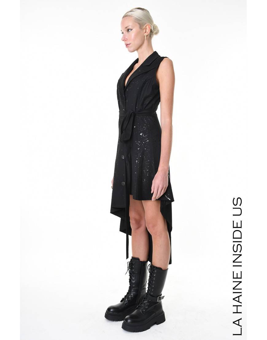 La haine inside us 4R LW867 ABITO/GILET Nero Offerta esclusiva