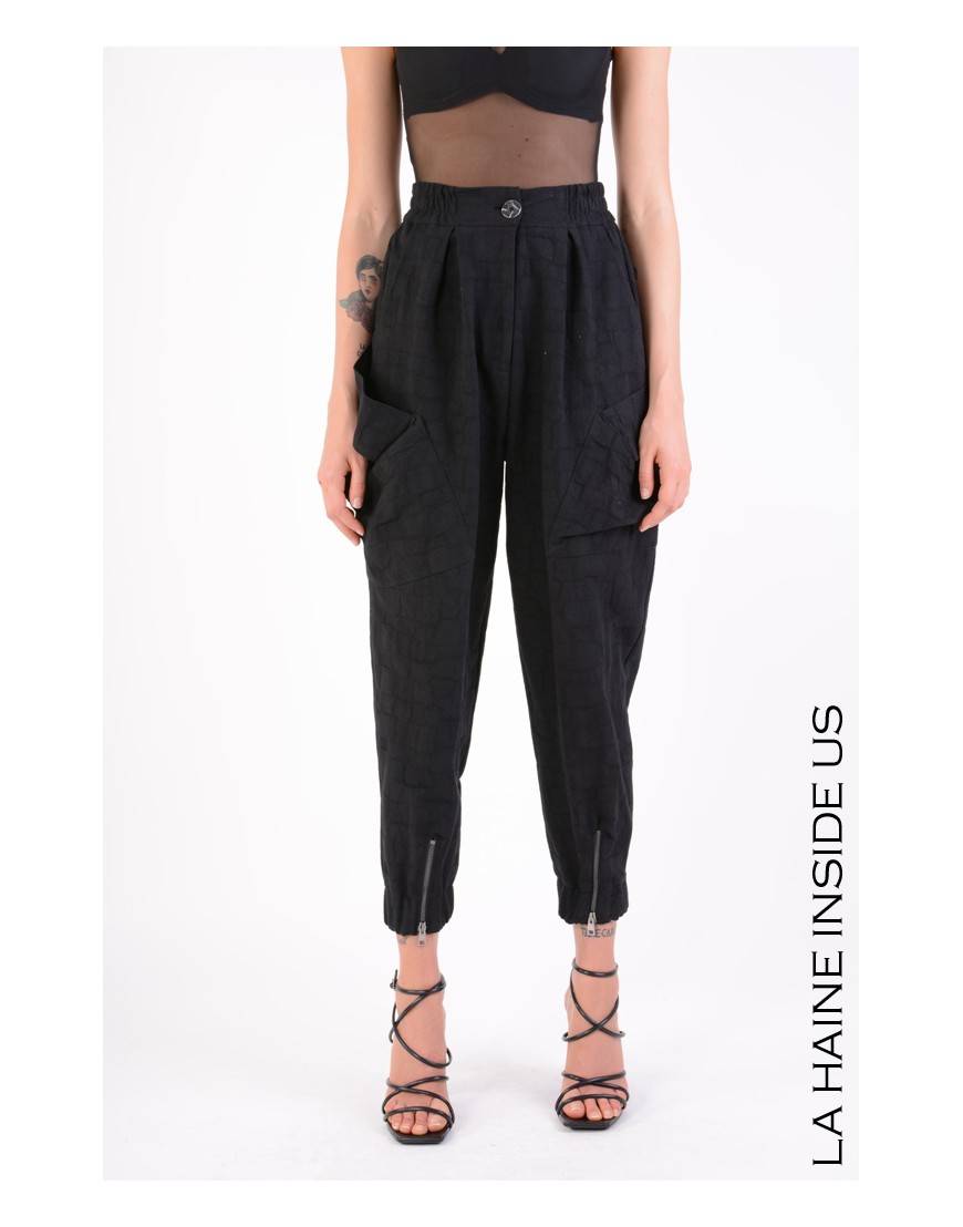 La haine inside us 4B LW646 PANTALONE Nero Black Friday