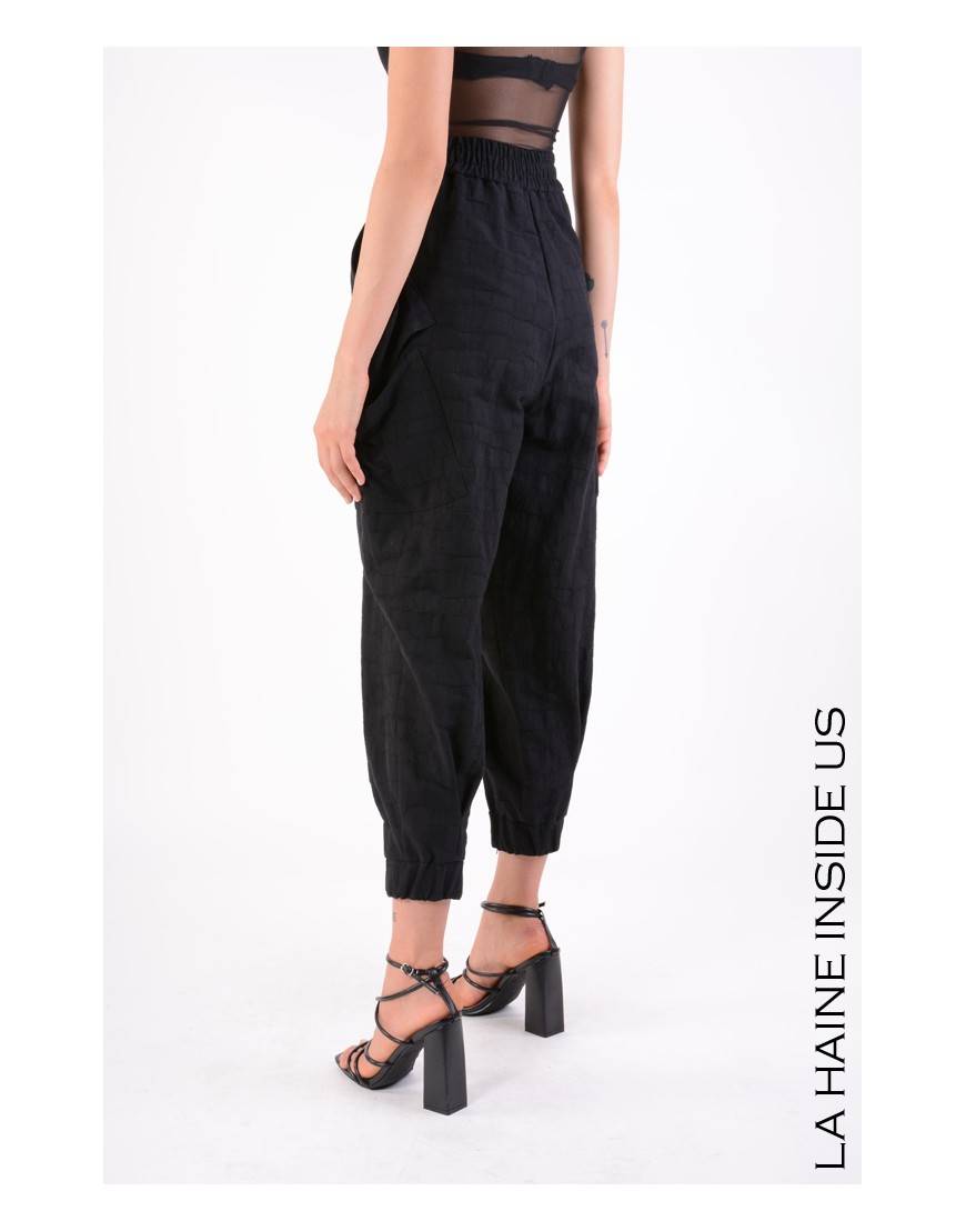 La haine inside us 4B LW646 PANTALONE Nero Black Friday