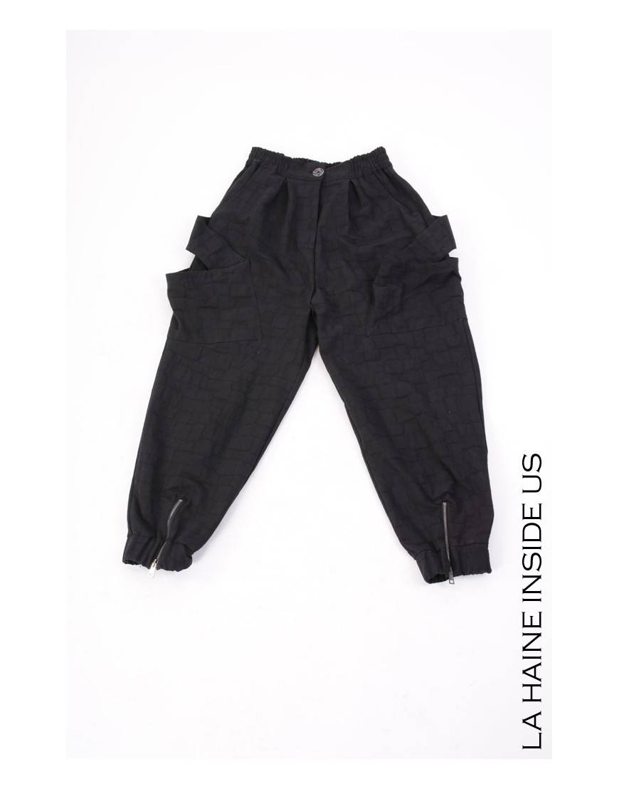 La haine inside us 4B LW646 PANTALONE Nero Black Friday