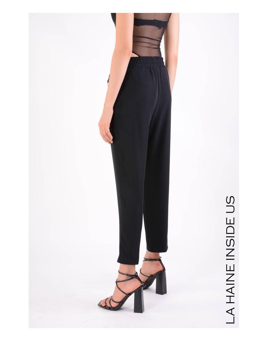 La haine inside us 4B LW667 PANTALONE Nero Offerta natalizia