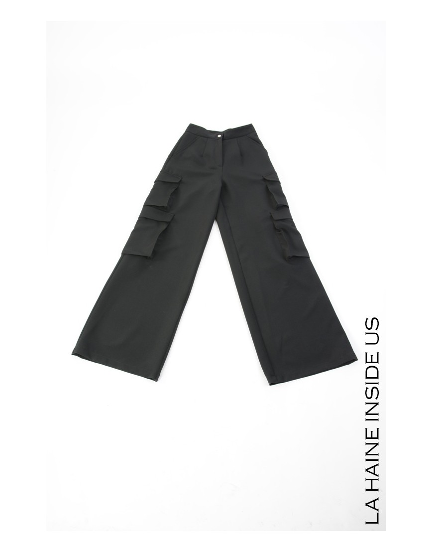 La haine inside us 4B LW671 PANTALONE Nero Offerta Giorno del Papà