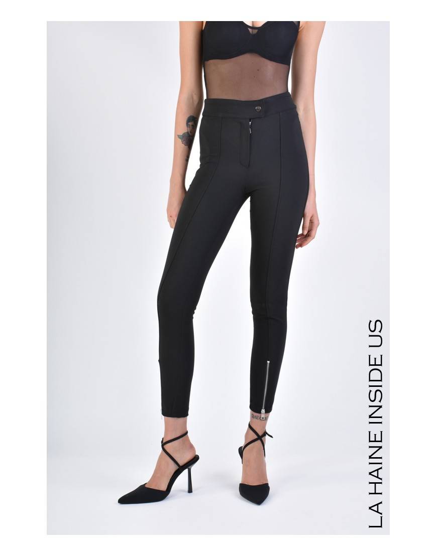 La haine inside us 4B LW693 PANTALONE Nero Online Outlet