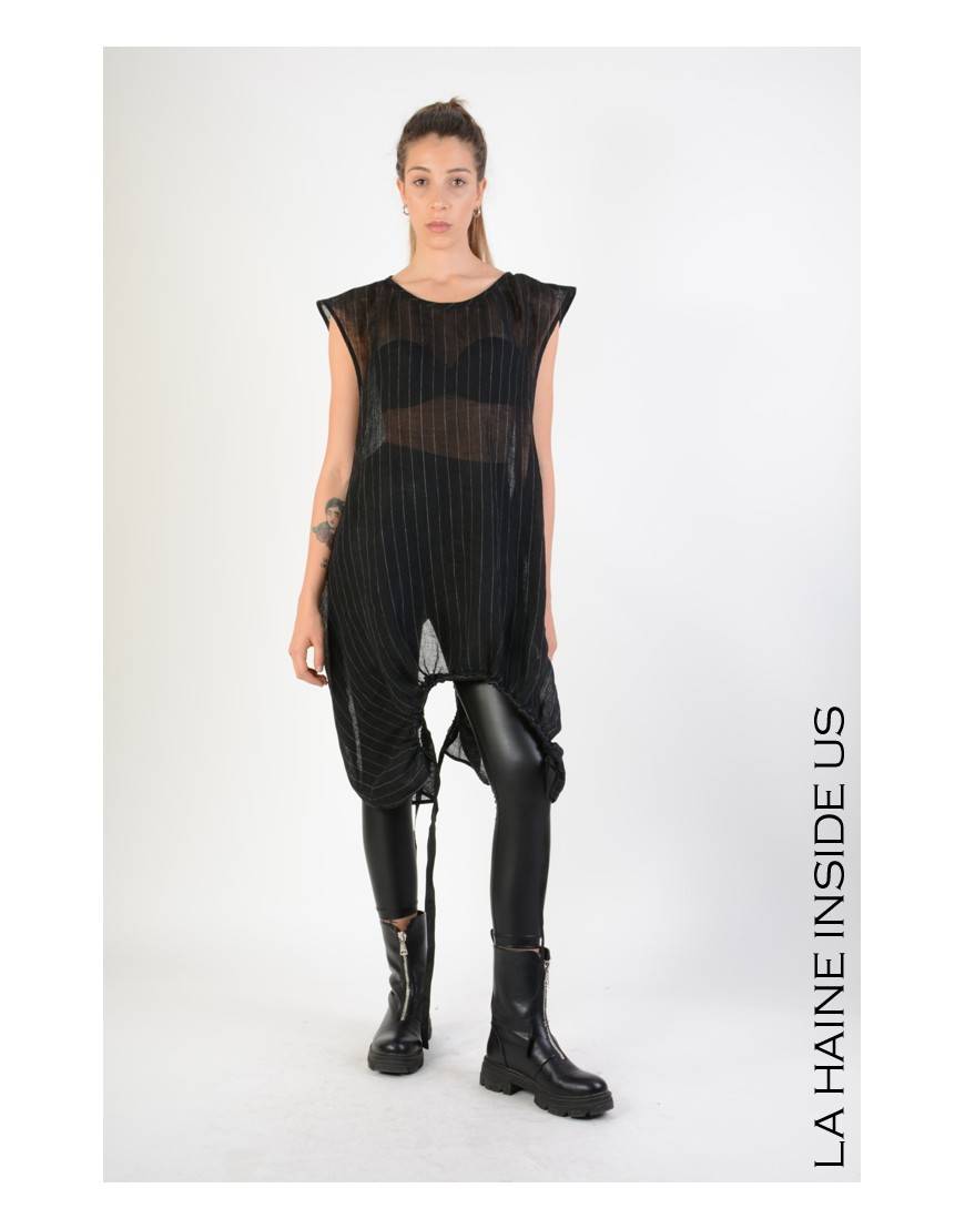 La haine inside us 4B LW701 BLUSA Nero Nuovi prodotti