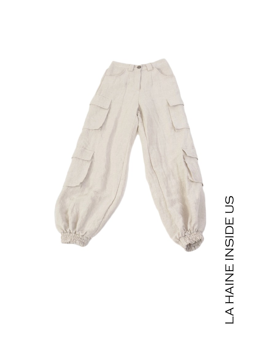La haine inside us 4B LW702 PANTALONE Sabbia Bestseller