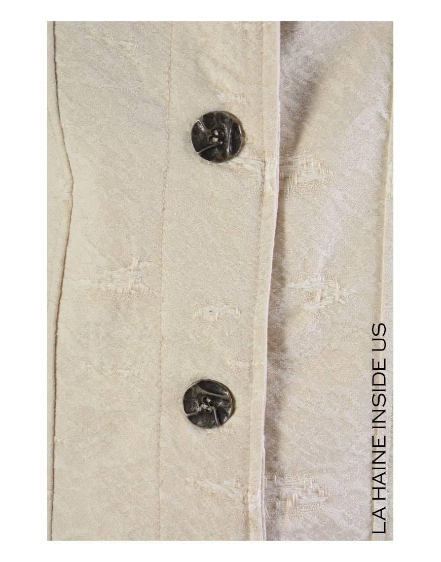 La haine inside us 4B LW718 GILET Ecru Comprane uno, ottenene uno gratis