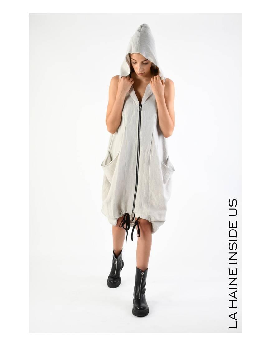 La haine inside us 4B LW782 ABITO/GILET Sabbia Rilascio limitato