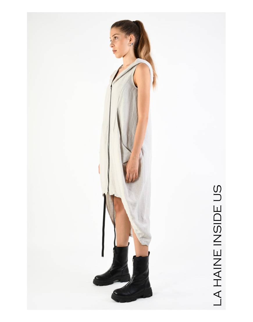 La haine inside us 4B LW782 ABITO/GILET Sabbia Rilascio limitato