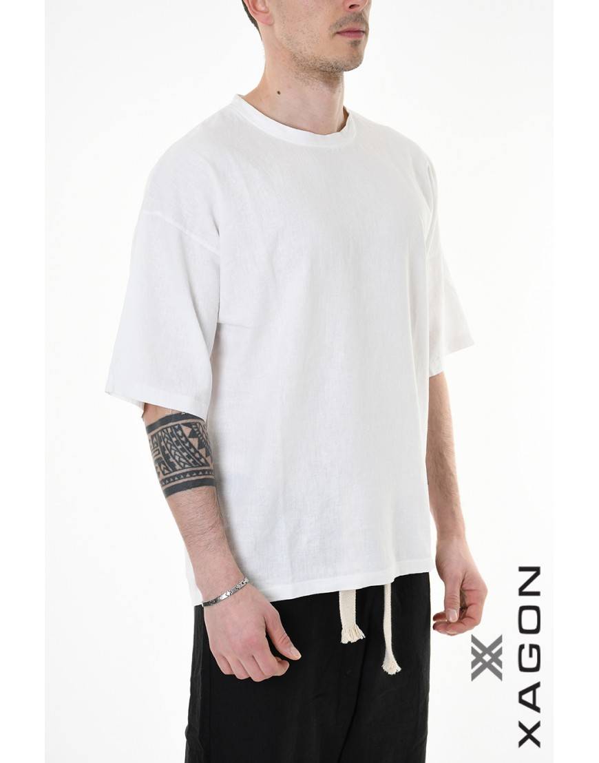 La haine inside us T-SHIRT 2JX2557 Bianco Fino al 60% di sconto