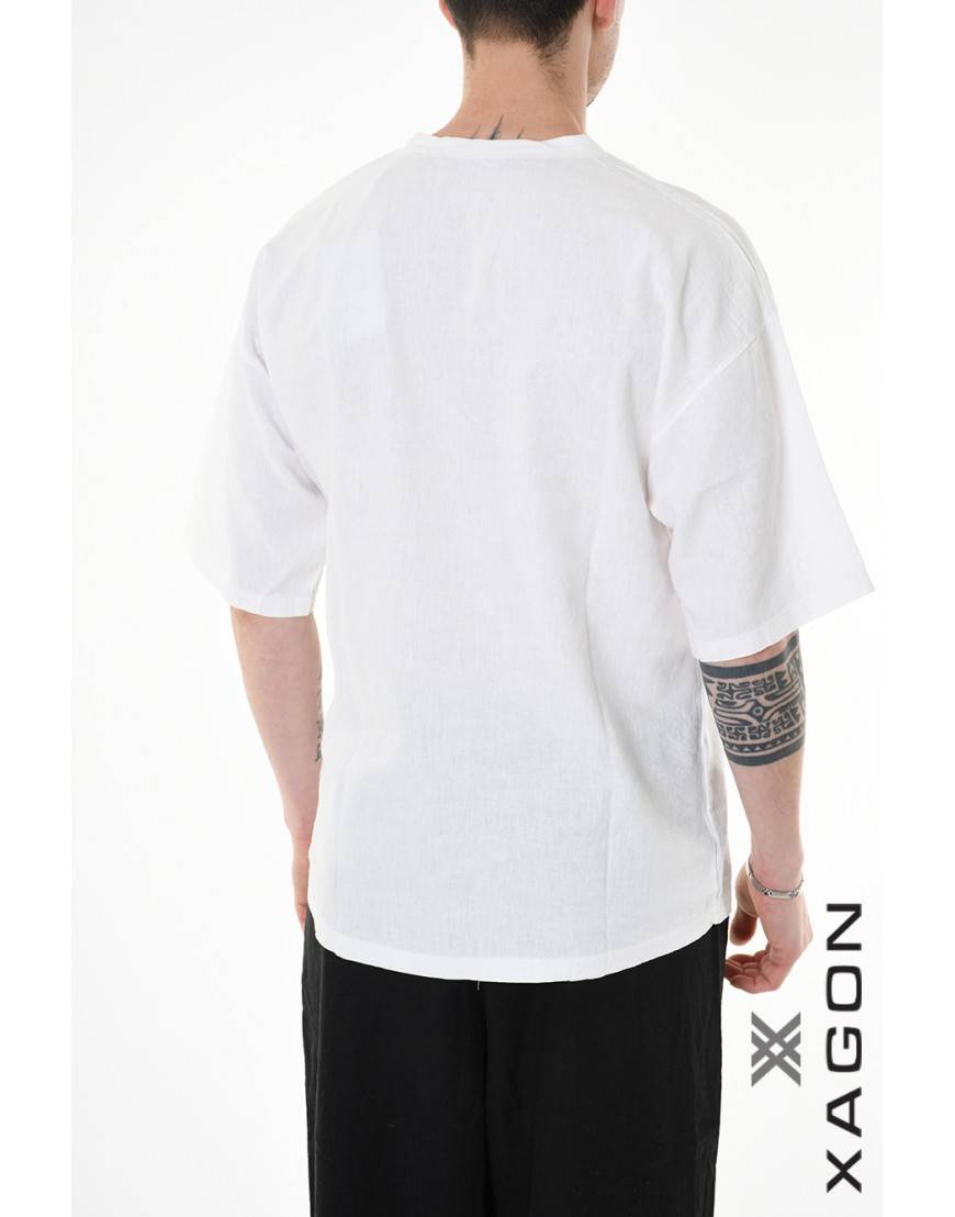 La haine inside us T-SHIRT 2JX2557 Bianco Fino al 60% di sconto