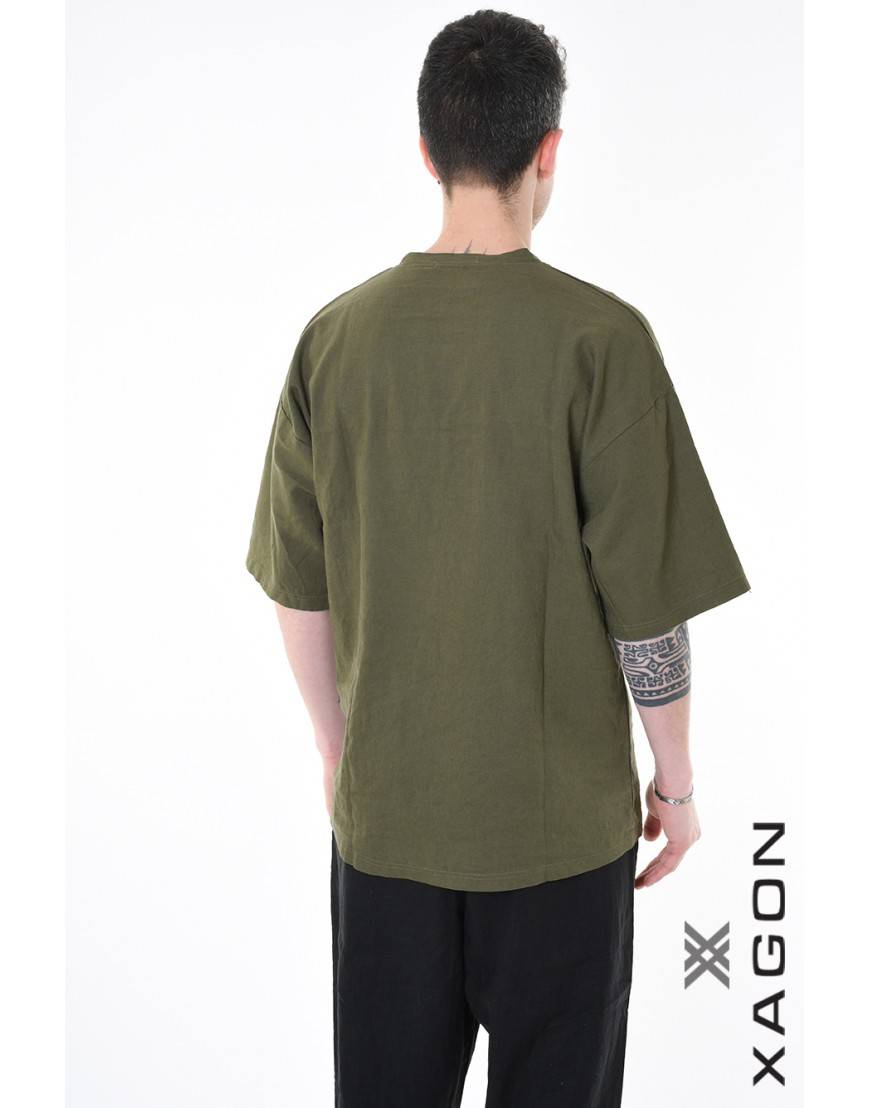 La haine inside us T-SHIRT 2JX2557 Verde Only for today