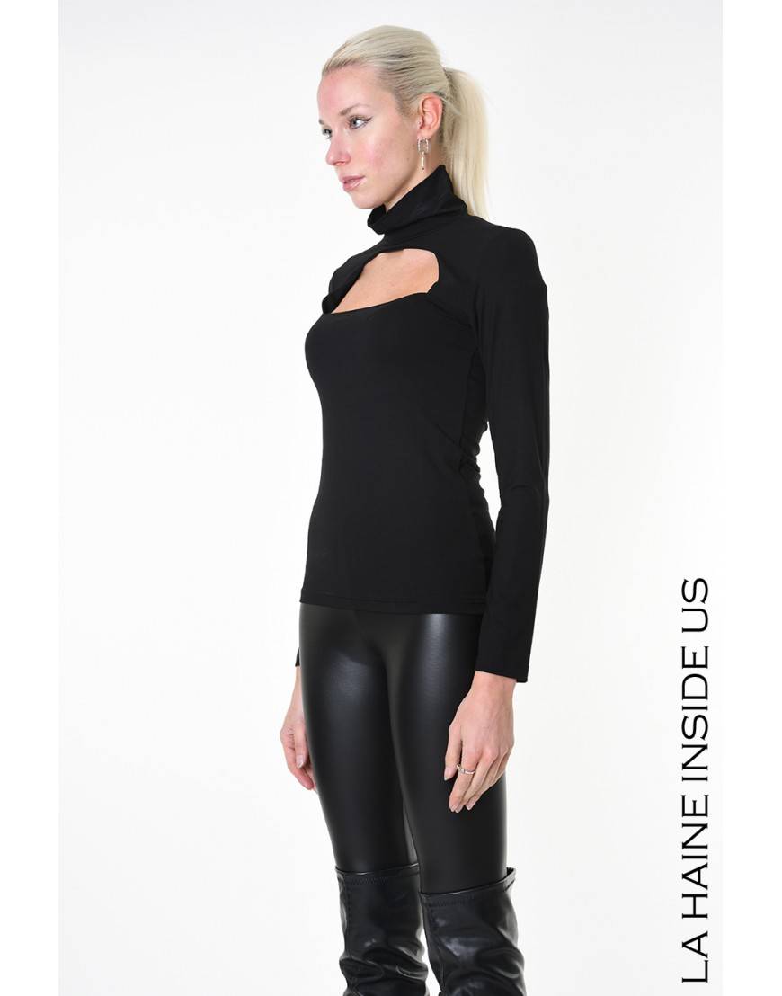 La haine inside us 4J LW951 MAGLIA Nero Officina