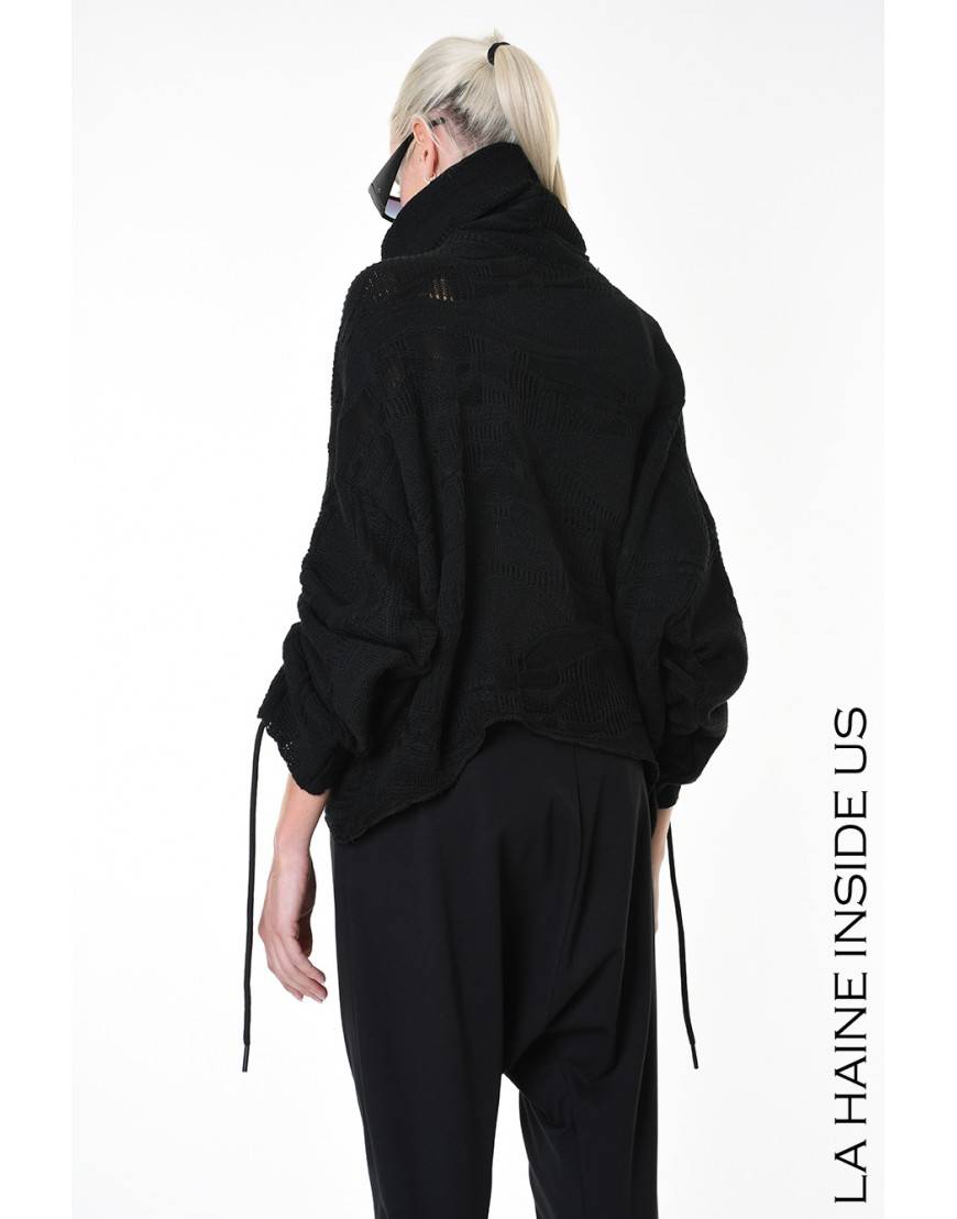 La haine inside us 4M LW891 MAGLIA Nero Qualità Garantita