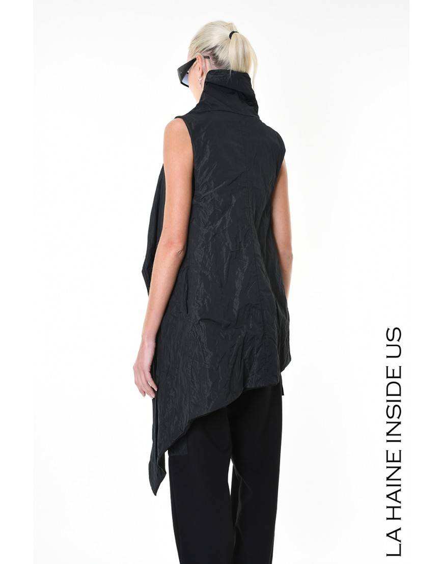 La haine inside us 4M LW946 GILET Nero Consegna Veloce