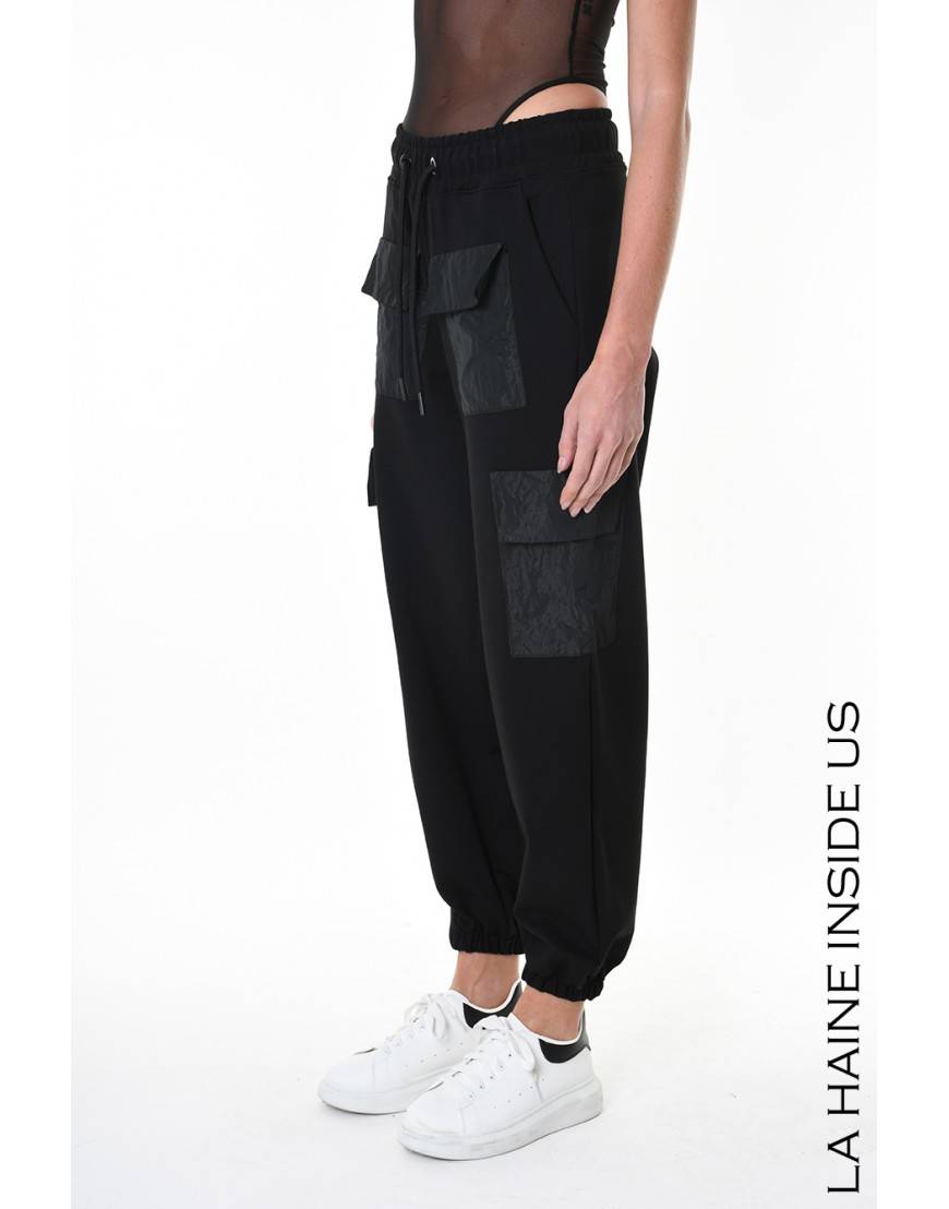 La haine inside us 4M LW947 PANTALONE Nero Promozione Limitata