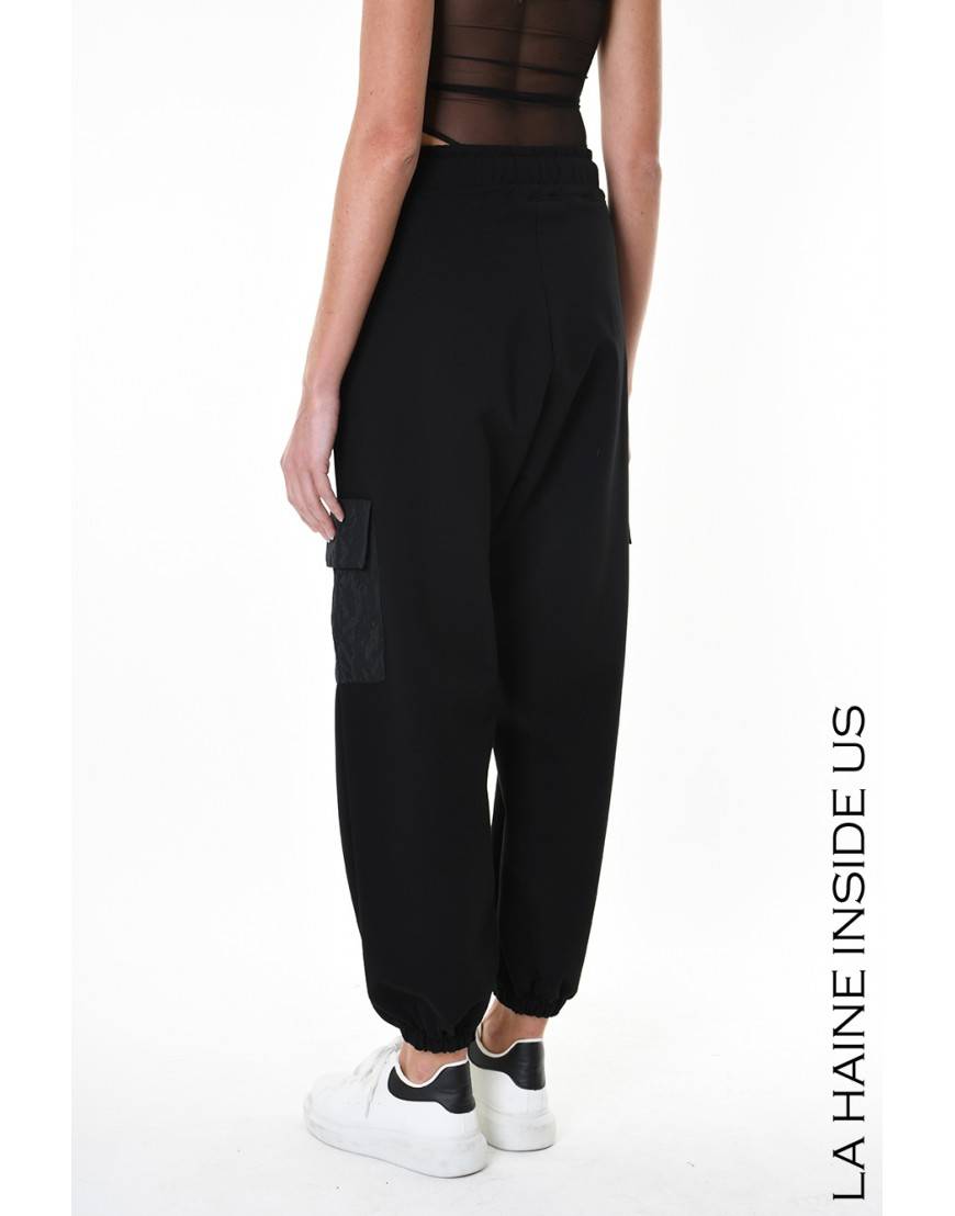La haine inside us 4M LW947 PANTALONE Nero Promozione Limitata