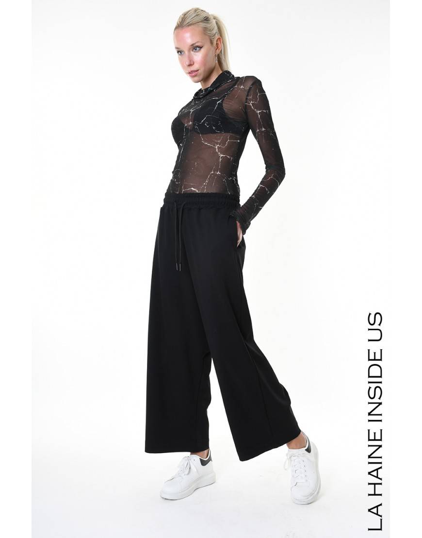 La haine inside us 4M LW955 PANTALONE UNISEX D Nero Shopping Online