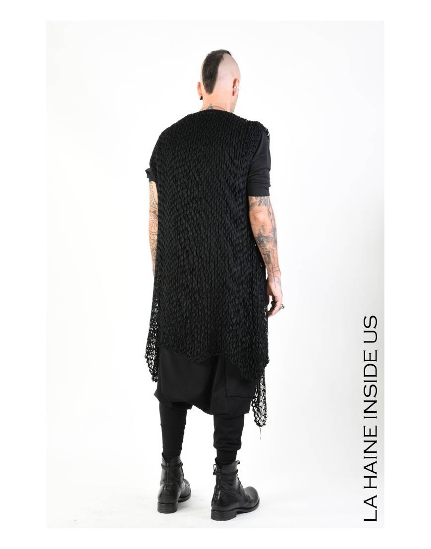 La haine inside us 4J LW775 CARDIGAN UNISEX U Nero I Più Venduti