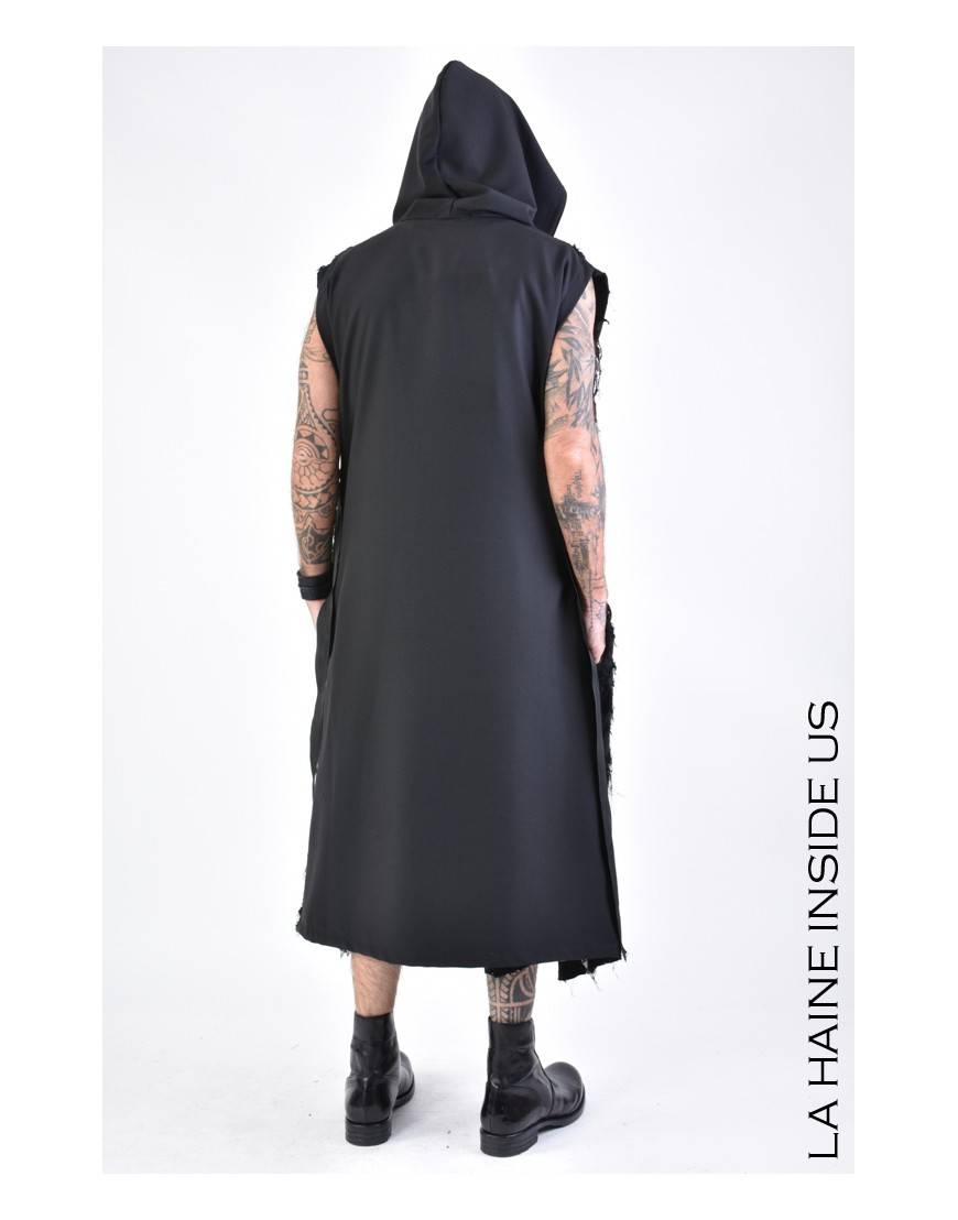 La haine inside us 4M LW624 GILET UNISEX U Nero Negozio