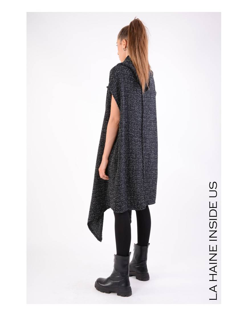 La haine inside us 4M LW676 CARDIGAN UNISEX D Nero Negozio online di fabbrica