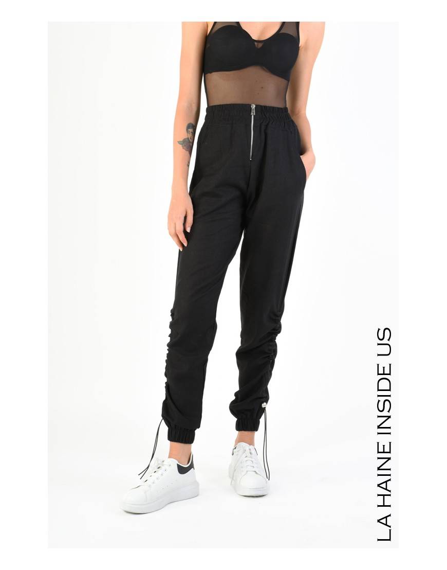 La haine inside us 4M LW755 PANTALONE Nero Black Friday
