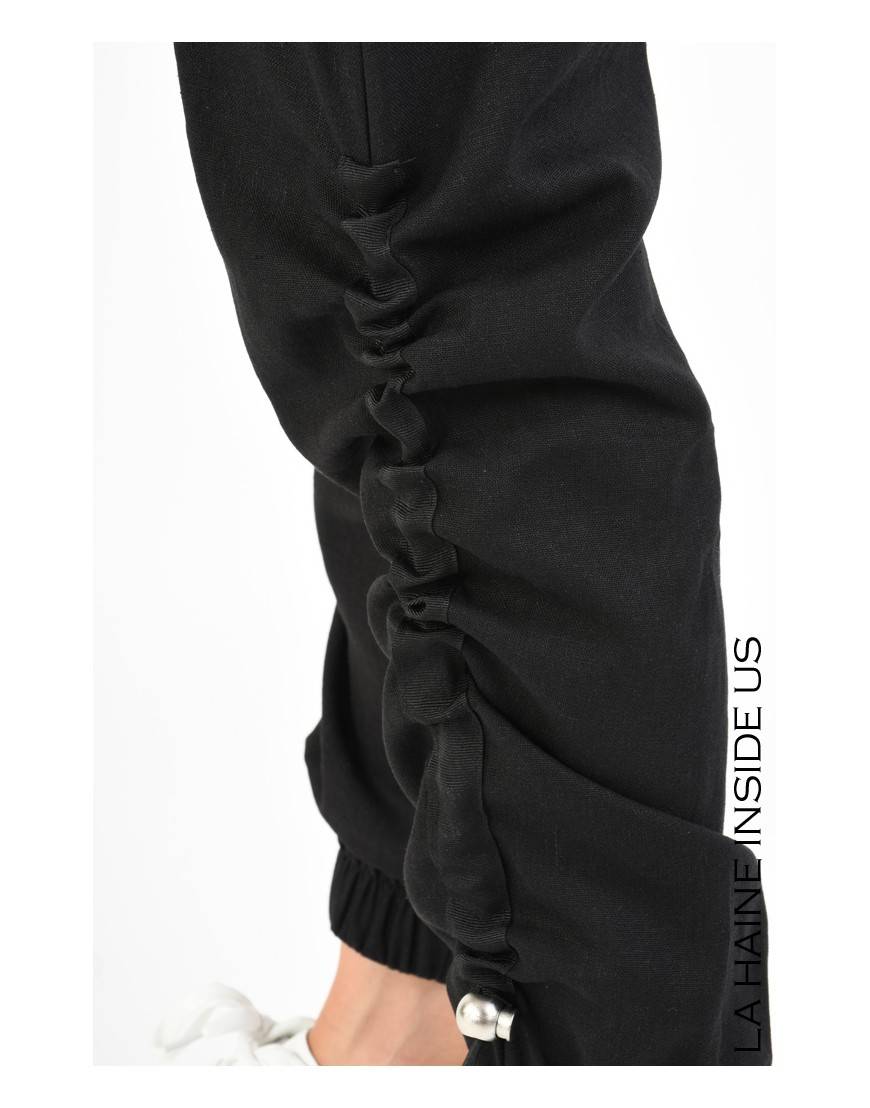 La haine inside us 4M LW755 PANTALONE Nero Black Friday