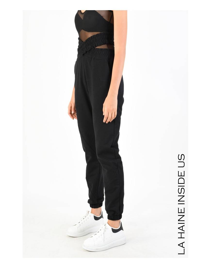 La haine inside us 4M LW756 PANTALONE Nero Cyber Monday