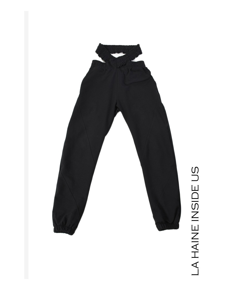 La haine inside us 4M LW756 PANTALONE Nero Cyber Monday