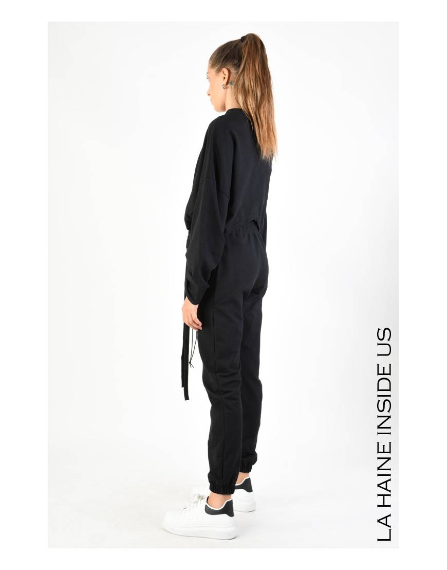 La haine inside us 4M LW757 TUNICA Nero Offerta natalizia