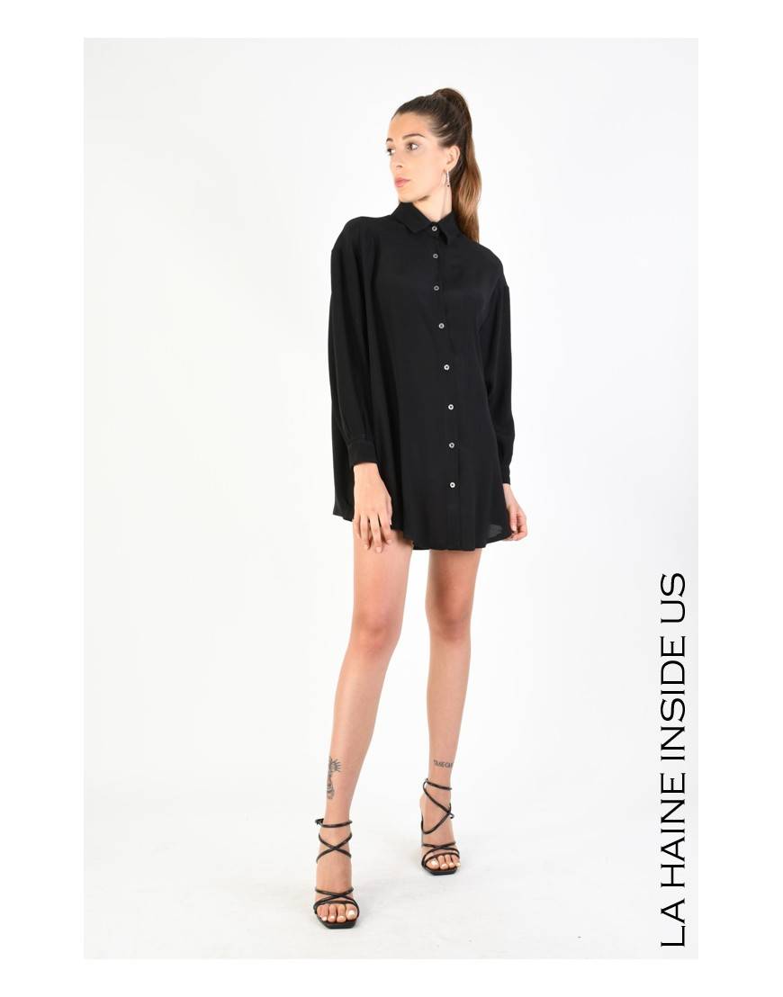 La haine inside us 4V LW754 CAMICIA Nero Latest fashion