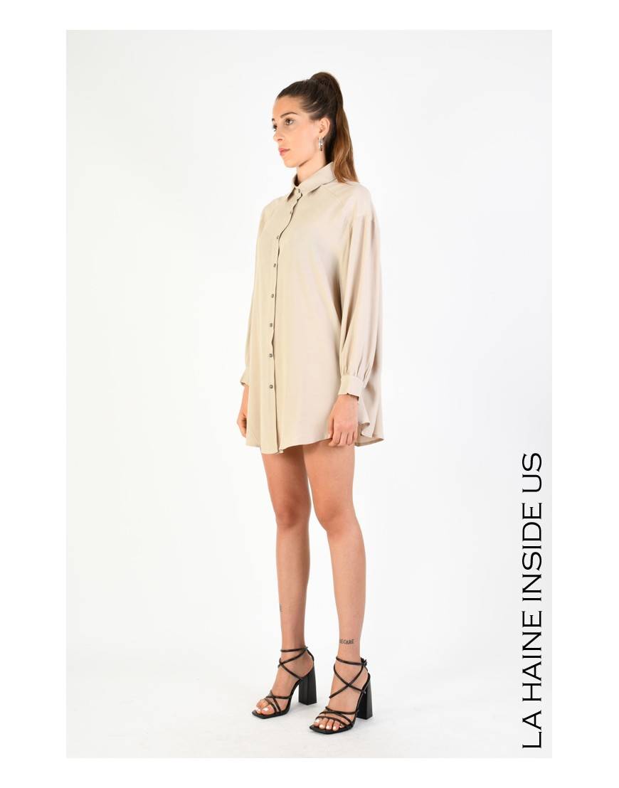 La haine inside us 4V LW754 CAMICIA Sabbia Online Outlet
