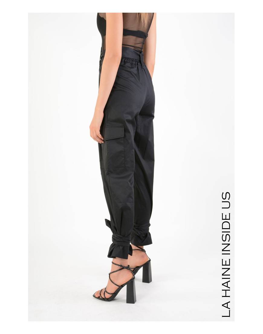 La haine inside us 4R LW709 PANTALONE Nero Prezzo basso